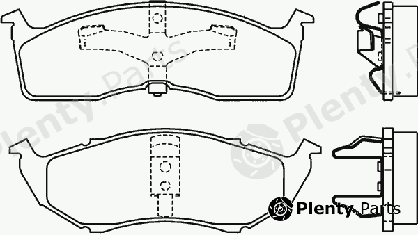  MINTEX part MDB1783 Brake Pad Set, disc brake