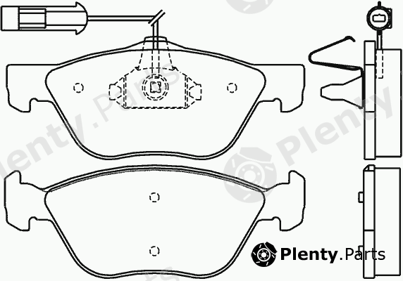  MINTEX part MDB2068 Brake Pad Set, disc brake