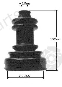  SPIDAN part 26167 Bellow Set, drive shaft