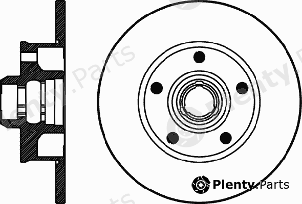  MINTEX part MDC787 Brake Disc