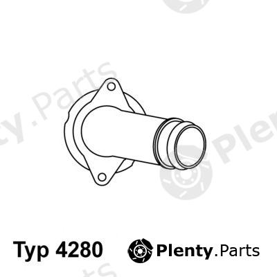  WAHLER part 4280.80D (428080D) Thermostat, coolant