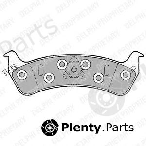  DELPHI part LP1184 Brake Pad Set, disc brake