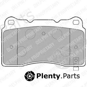  DELPHI part LP1858 Brake Pad Set, disc brake