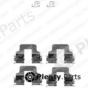  DELPHI part LX0342 Accessory Kit, disc brake pads
