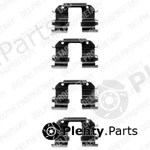  DELPHI part LX0372 Accessory Kit, disc brake pads