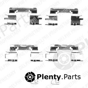  DELPHI part LX0385 Accessory Kit, disc brake pads