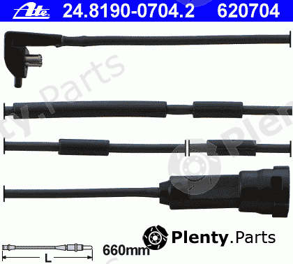  ATE part 24.8190-0704.2 (24819007042) Warning Contact, brake pad wear
