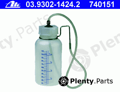  ATE part 03.9302-1424.2 (03930214242) Collector Can, brake bleeding
