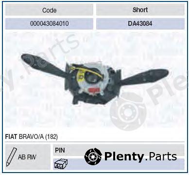  MAGNETI MARELLI part 000043084010 Steering Column Switch