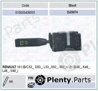 MAGNETI MARELLI part 510033438501 Steering Column Switch
