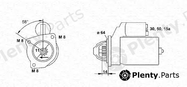  MAGNETI MARELLI part 063223101010 Starter