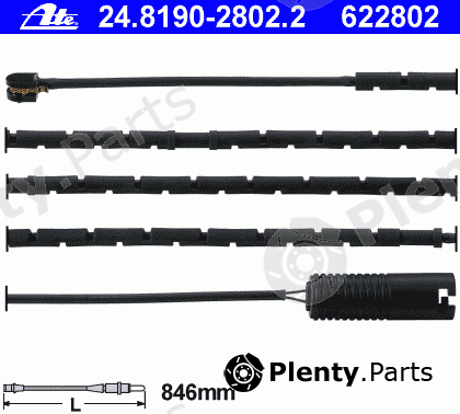  ATE part 24.8190-2802.2 (24819028022) Warning Contact, brake pad wear
