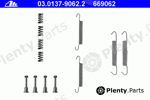  ATE part 03.0137-9062.2 (03013790622) Accessory Kit, parking brake shoes