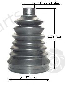  SPIDAN part 23128 Bellow Set, drive shaft