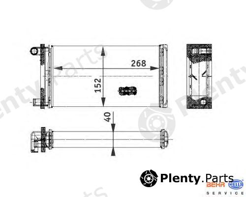  BEHR part 8FH351312-391 (8FH351312391) Heat Exchanger, interior heating