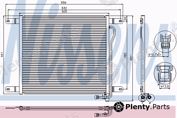  NISSENS part 94829 Condenser, air conditioning