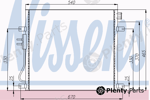  NISSENS part 94972 Condenser, air conditioning