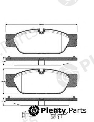  NK part 221215 Brake Pad Set, disc brake