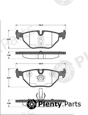  NK part 221524 Brake Pad Set, disc brake