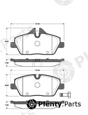  NK part 221529 Brake Pad Set, disc brake