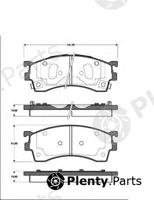  NK part 223241 Brake Pad Set, disc brake