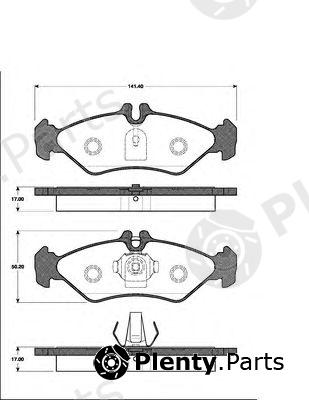  NK part 223328 Brake Pad Set, disc brake