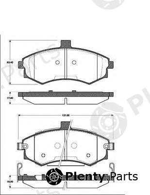  NK part 223413 Brake Pad Set, disc brake