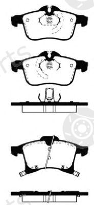  NK part 223633 Brake Pad Set, disc brake