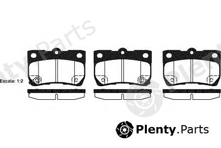  NK part 224574 Brake Pad Set, disc brake