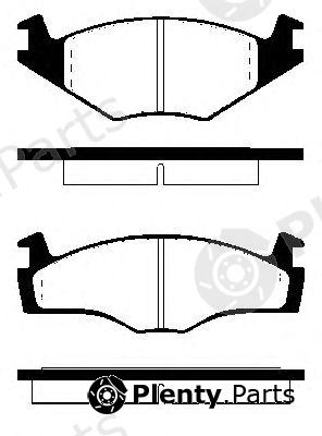  NK part 224735 Brake Pad Set, disc brake