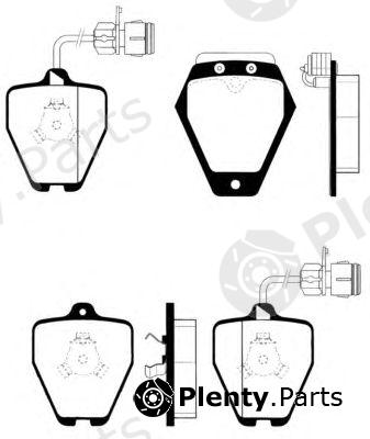 NK part 224744 Brake Pad Set, disc brake