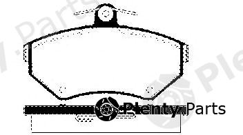  NK part 224746 Brake Pad Set, disc brake