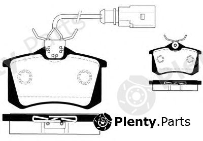  NK part 224755 Brake Pad Set, disc brake