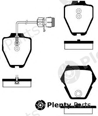  NK part 224776 Brake Pad Set, disc brake