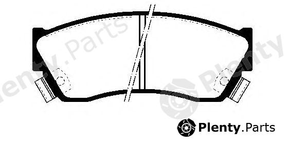  NK part 225203 Brake Pad Set, disc brake