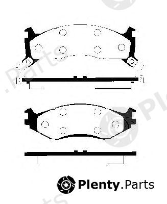  NK part 229306 Brake Pad Set, disc brake