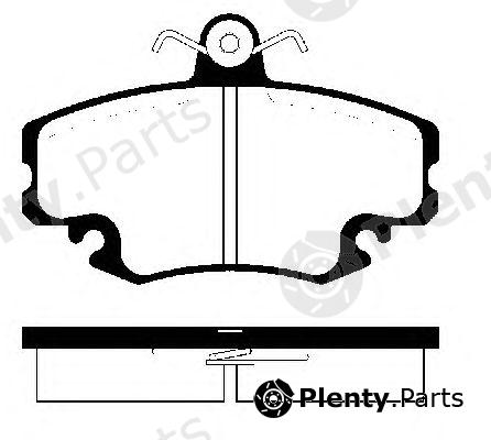 NK part 229957 Brake Pad Set, disc brake