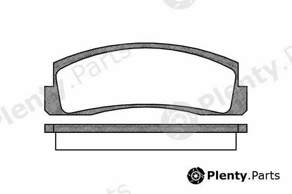  ROADHOUSE part 2103.00 (210300) Brake Pad Set, disc brake