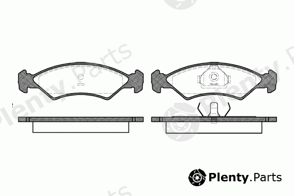  ROADHOUSE part 2168.00 (216800) Brake Pad Set, disc brake