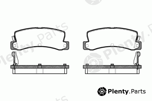  ROADHOUSE part 2214.04 (221404) Brake Pad Set, disc brake