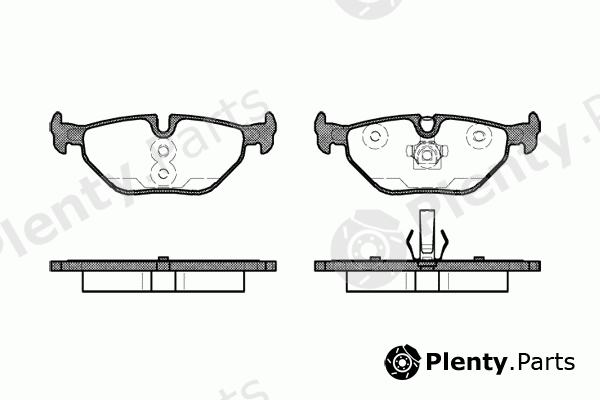  ROADHOUSE part 2265.41 (226541) Brake Pad Set, disc brake