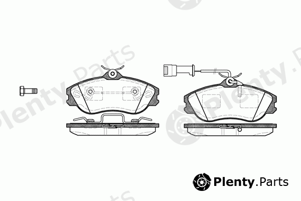  ROADHOUSE part 2276.22 (227622) Brake Pad Set, disc brake