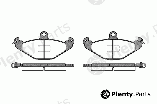  ROADHOUSE part 2345.10 (234510) Brake Pad Set, disc brake