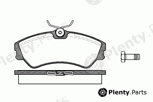  ROADHOUSE part 2383.00 (238300) Brake Pad Set, disc brake