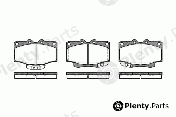  ROADHOUSE part 2430.04 (243004) Brake Pad Set, disc brake