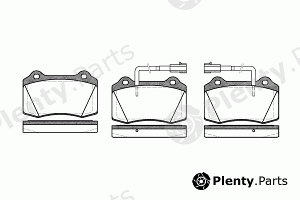  ROADHOUSE part 2434.32 (243432) Brake Pad Set, disc brake