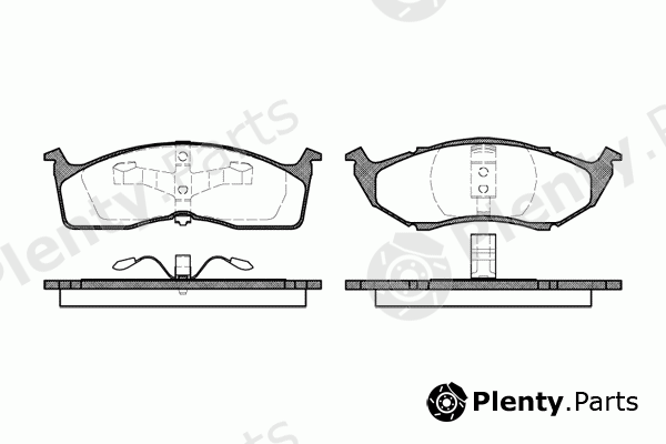  ROADHOUSE part 2447.20 (244720) Brake Pad Set, disc brake