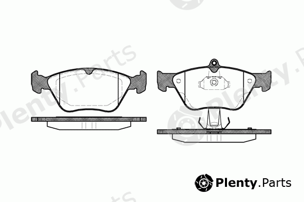  ROADHOUSE part 2468.00 (246800) Brake Pad Set, disc brake