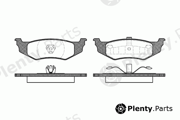  ROADHOUSE part 2482.00 (248200) Brake Pad Set, disc brake