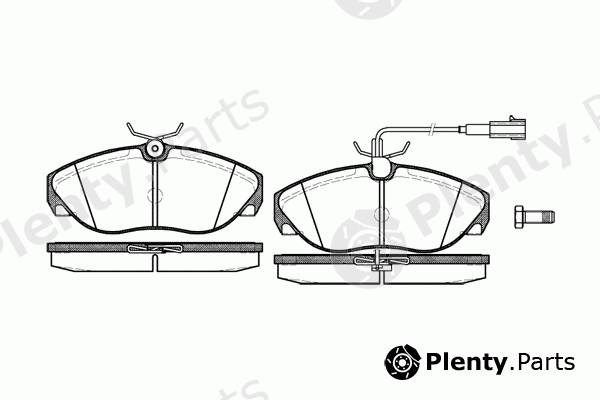  ROADHOUSE part 2486.11 (248611) Brake Pad Set, disc brake